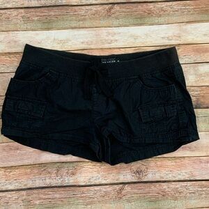Blue Spice Black Shorts